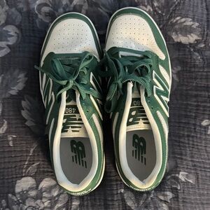 New Balance Green and White Women's Sneakers